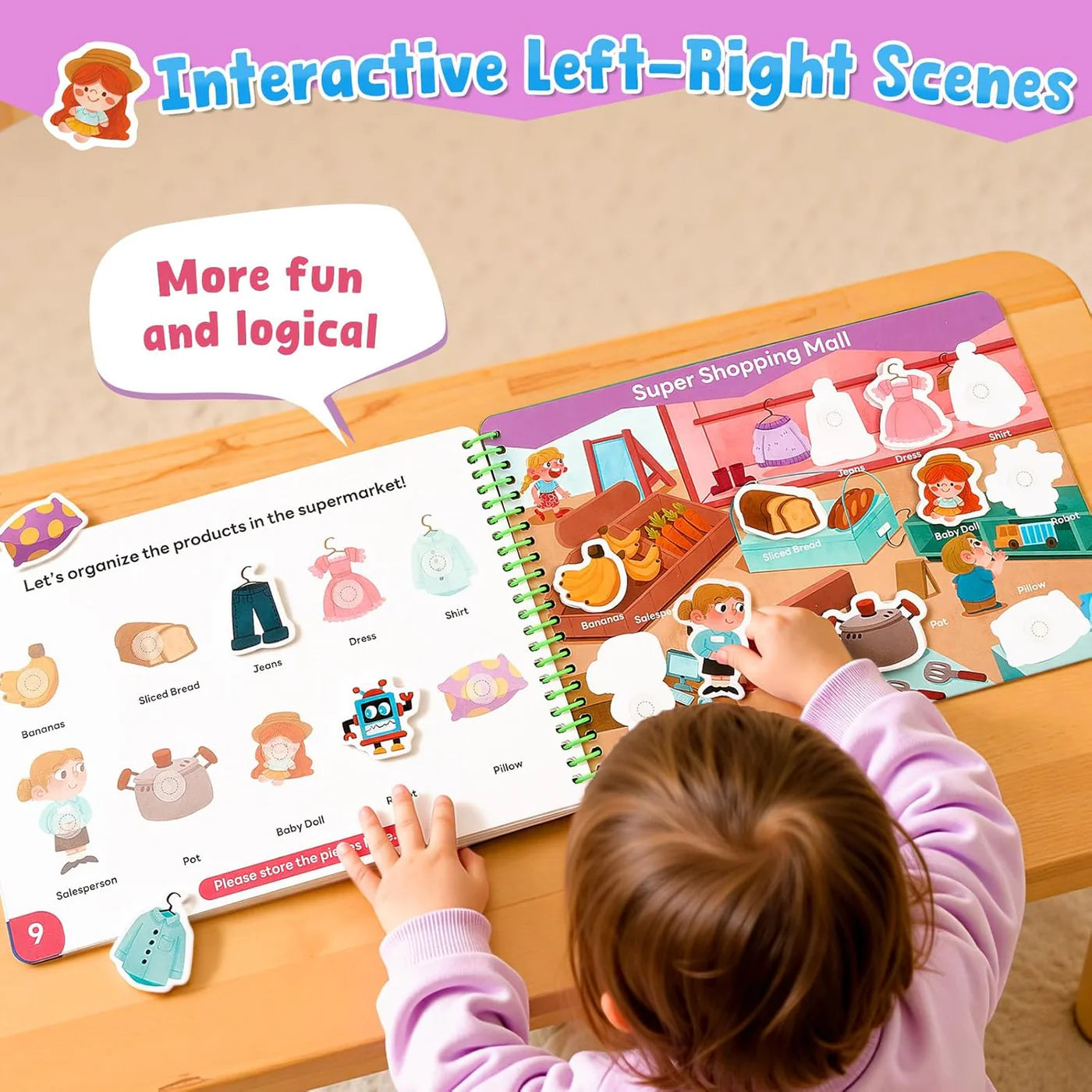 Montessori Preschool Busy Book – Every part of my life