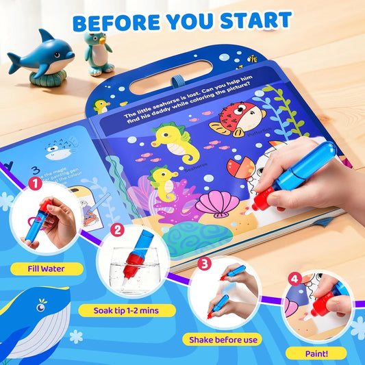 Ocean Water coloring book