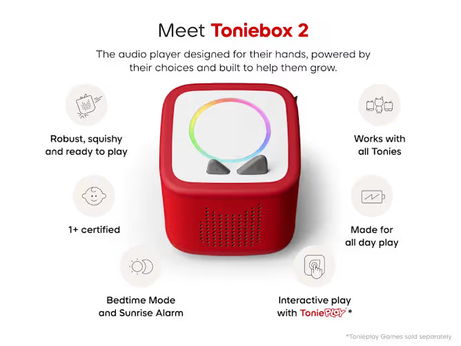 Toniebox 2 Starter Set Sunset Red