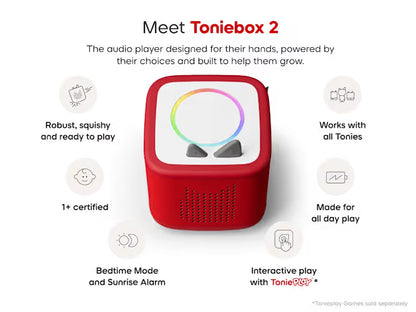 Toniebox 2 Starter Set Sunset Red