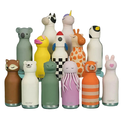 Asobu Bestie cute reusable insulated water bottle for toddlers and kids-mauritius