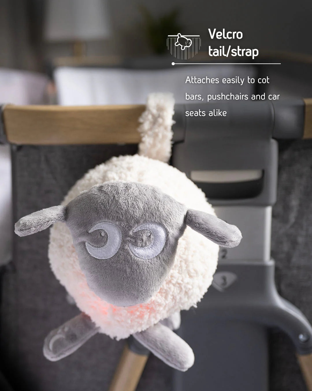 Ewan Deluxe baby sleep aid - plush sheep with soothing sounds and gentle night light for newborn sleep comfort mauritius