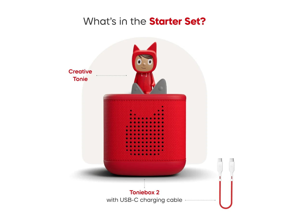 Toniebox 2 Starter Set Sunset Red