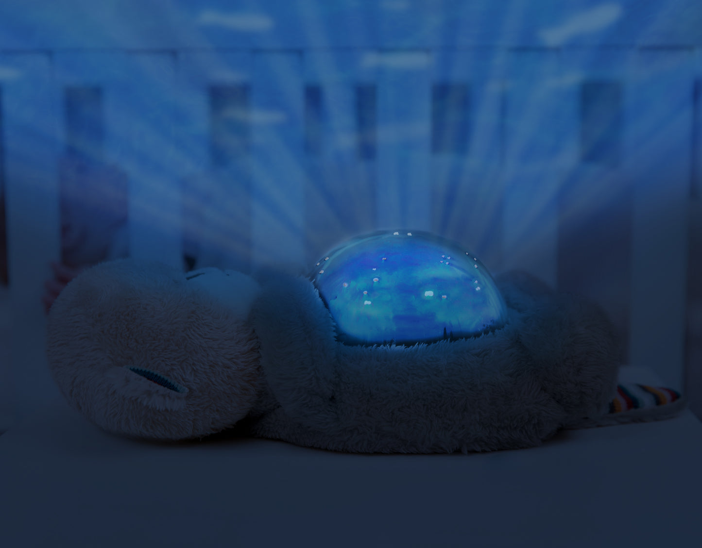 Zazu Otto sleep aid projector - ocean wave light - calming baby night light for nursery sleep routine