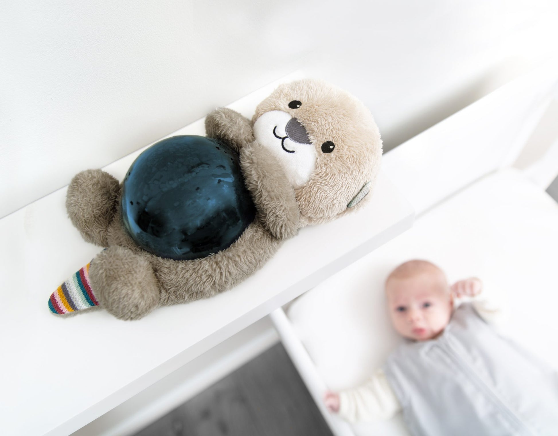 Zazu Otto sleep aid projector - ocean wave light - calming baby night light for nursery sleep routine