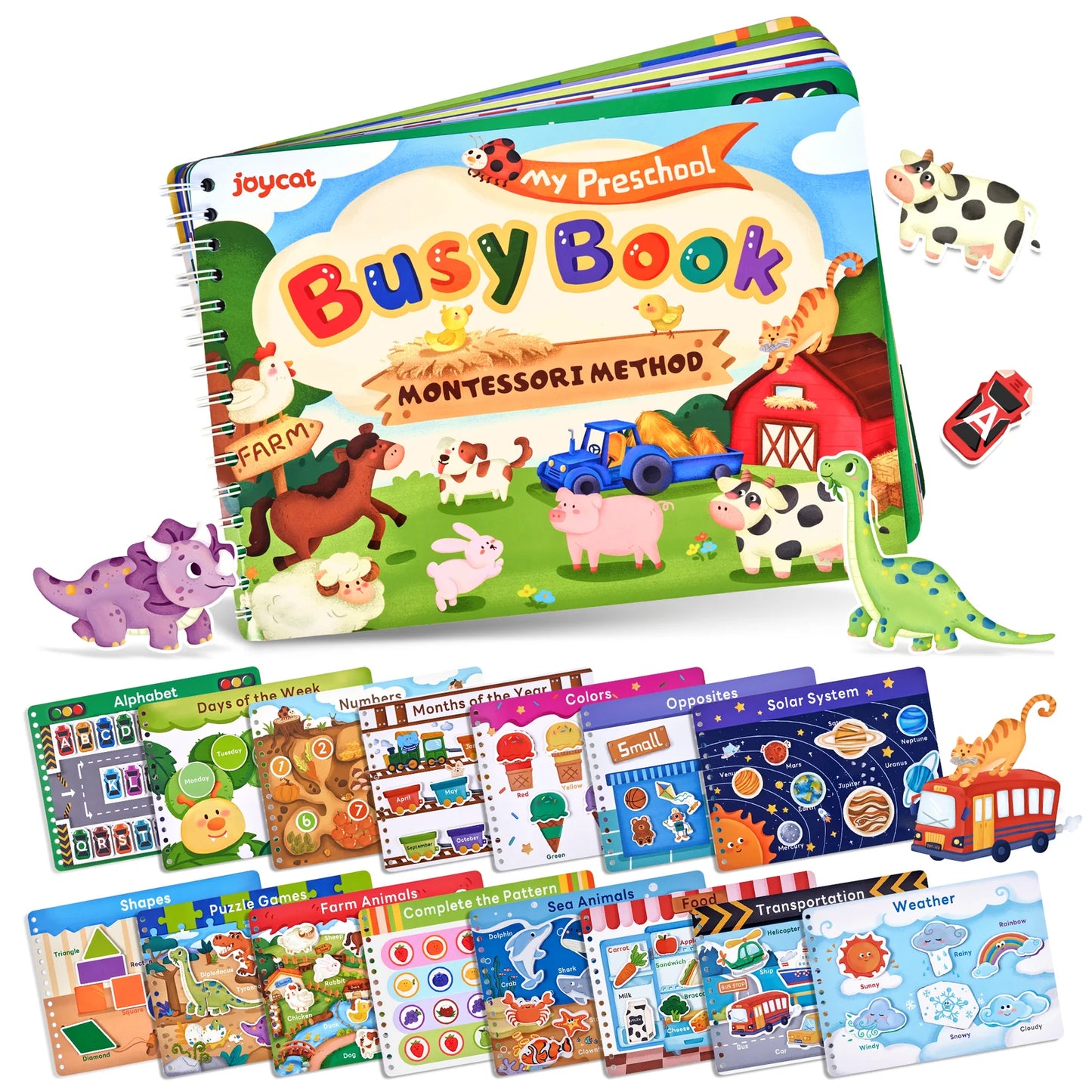 Livre d'activités Montessori pour enfants – La ferme