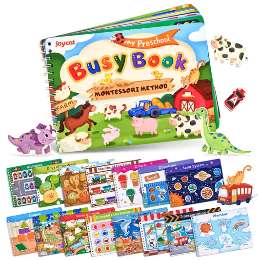 Montessori Preschool Busy Book –  Farm