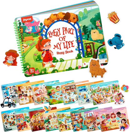 Montessori Preschool Busy Book – Every part of my life