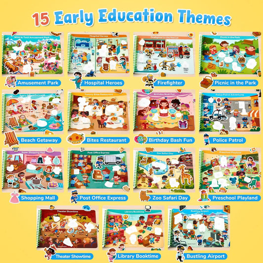 Montessori Preschool Busy Book – Every part of my life