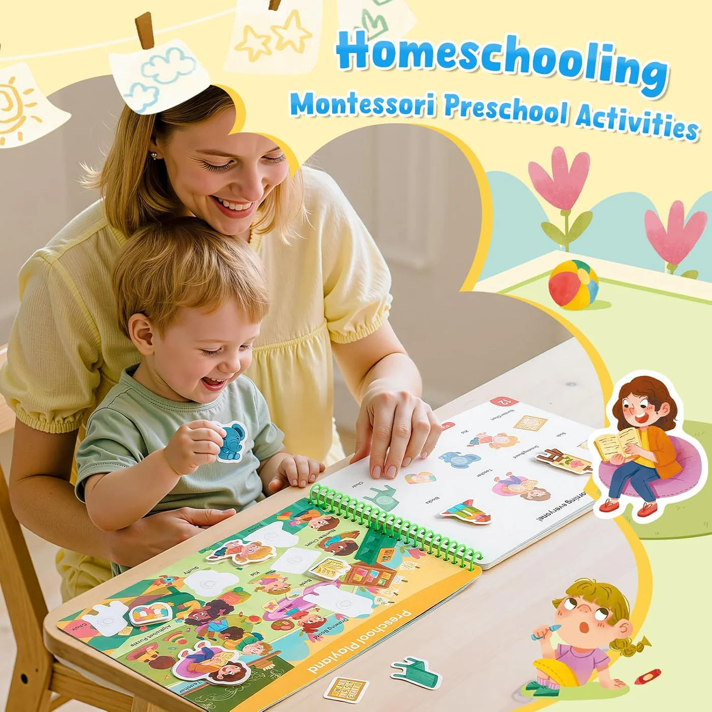 Montessori Preschool Busy Book – Every part of my life
