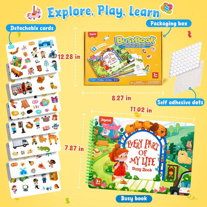 Montessori Preschool Busy Book – Every part of my life