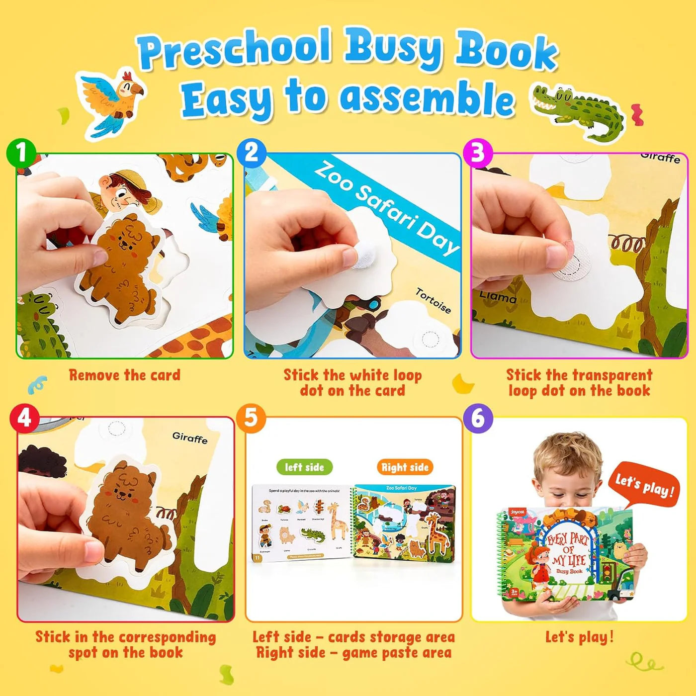 Montessori Preschool Busy Book – Every part of my life