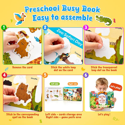 Montessori Preschool Busy Book – Every part of my life