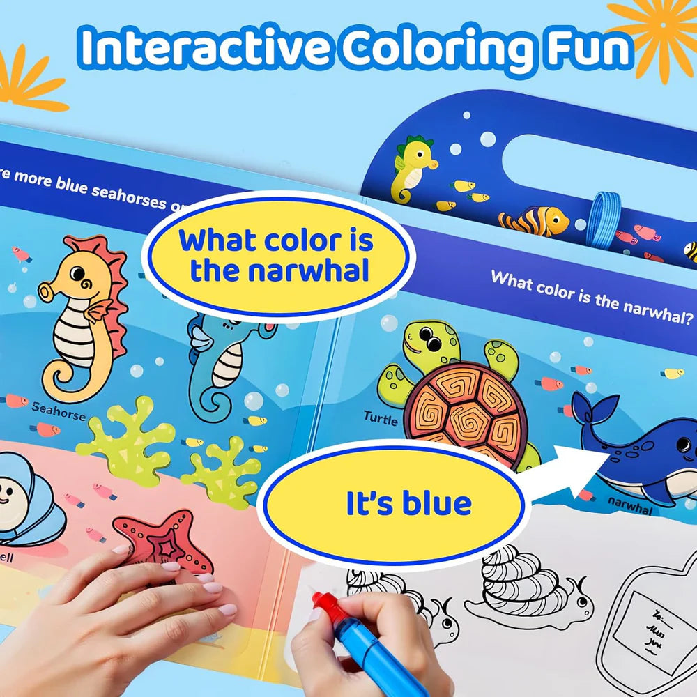 Livre de coloriage L'Eau de l'Océan