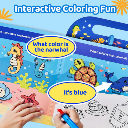 Livre de coloriage L'Eau de l'Océan