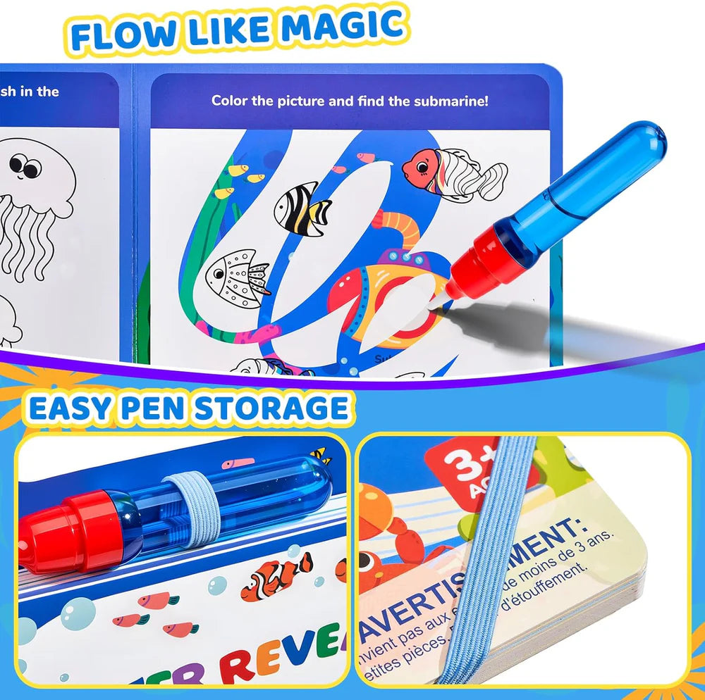 Livre de coloriage L'Eau de l'Océan