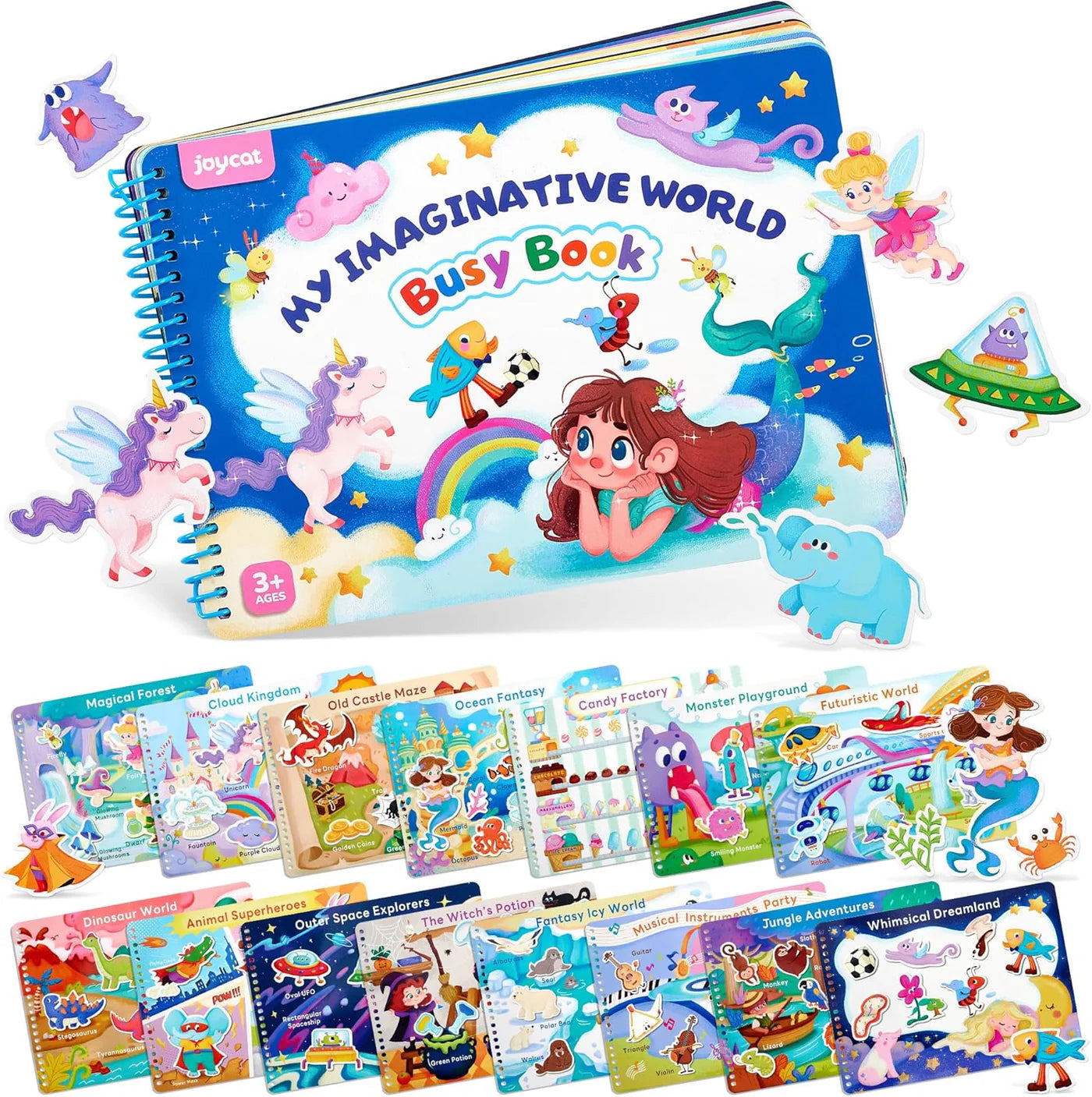 Montessori Preschool Busy Book – My Imaginative world