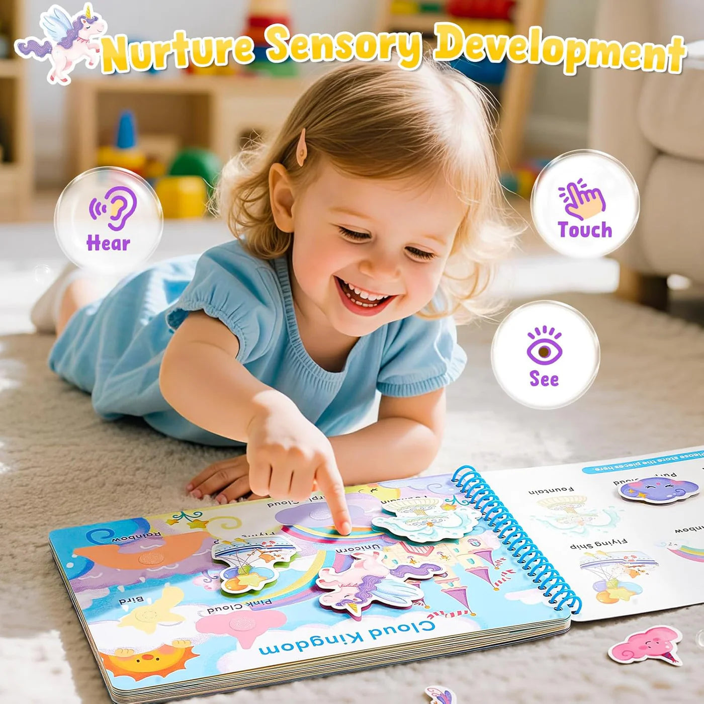 Montessori Preschool Busy Book – My Imaginative world