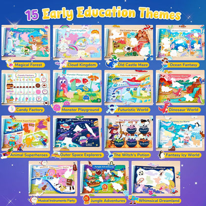 Montessori Preschool Busy Book – My Imaginative world