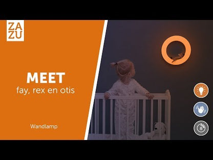 ZAZU Fay Rex Otis nightlight - baby sleep aid lamp - calming nursery light for bedtime routine and comfort-mauritius