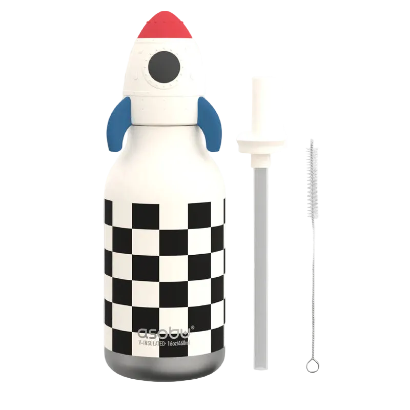 Asobu Bestie cute reusable insulated water bottle for toddlers and kids-mauritius