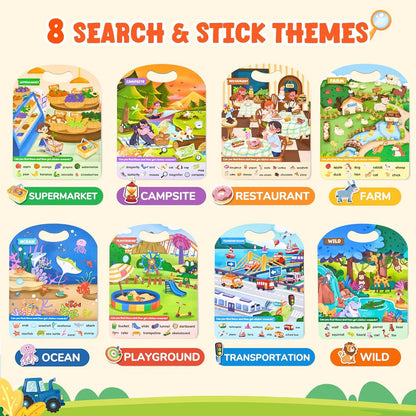 Reusable Sticker Book - Pack of 4