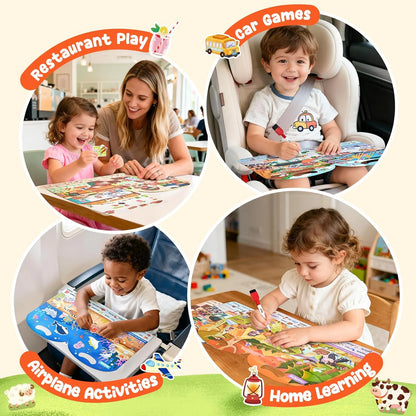 Reusable Sticker Book - Pack of 4