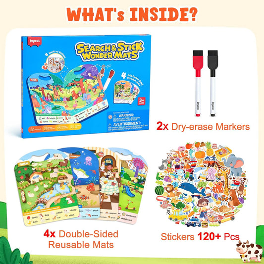 Reusable Sticker Book - Pack of 4